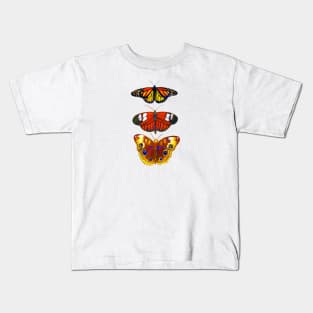 Watercolor Butterflies Kids T-Shirt